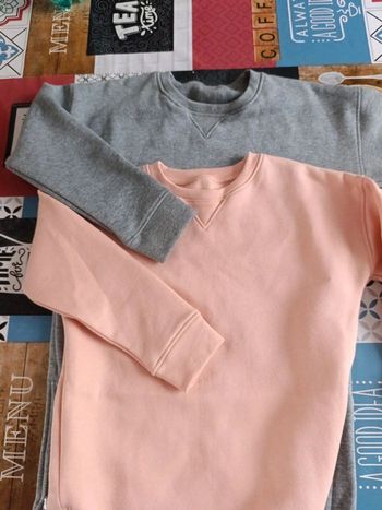 Deux robe sweat 9 ans