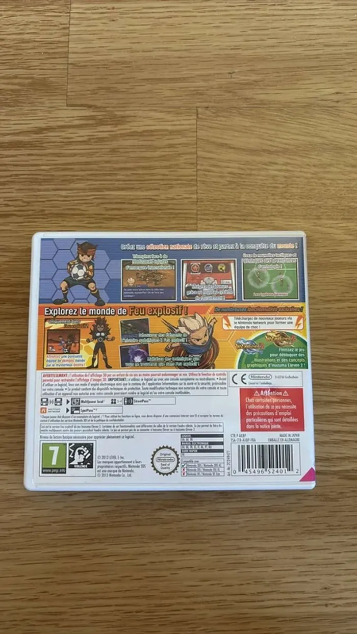 Jeu Nintendo 3DS Inazuma Eleven 3 Feu explosif - photo numéro 3