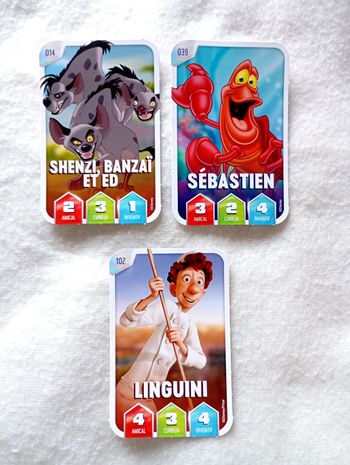 Lot de 3 cartes Disney Leclerc  2025