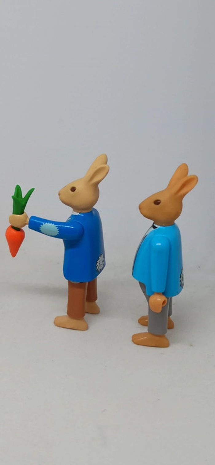 Homme et femme lapin playmobil - photo numéro 3