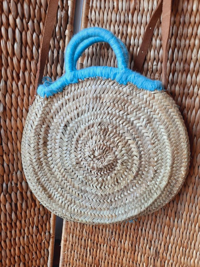Sac à main paille rond - photo numéro 4