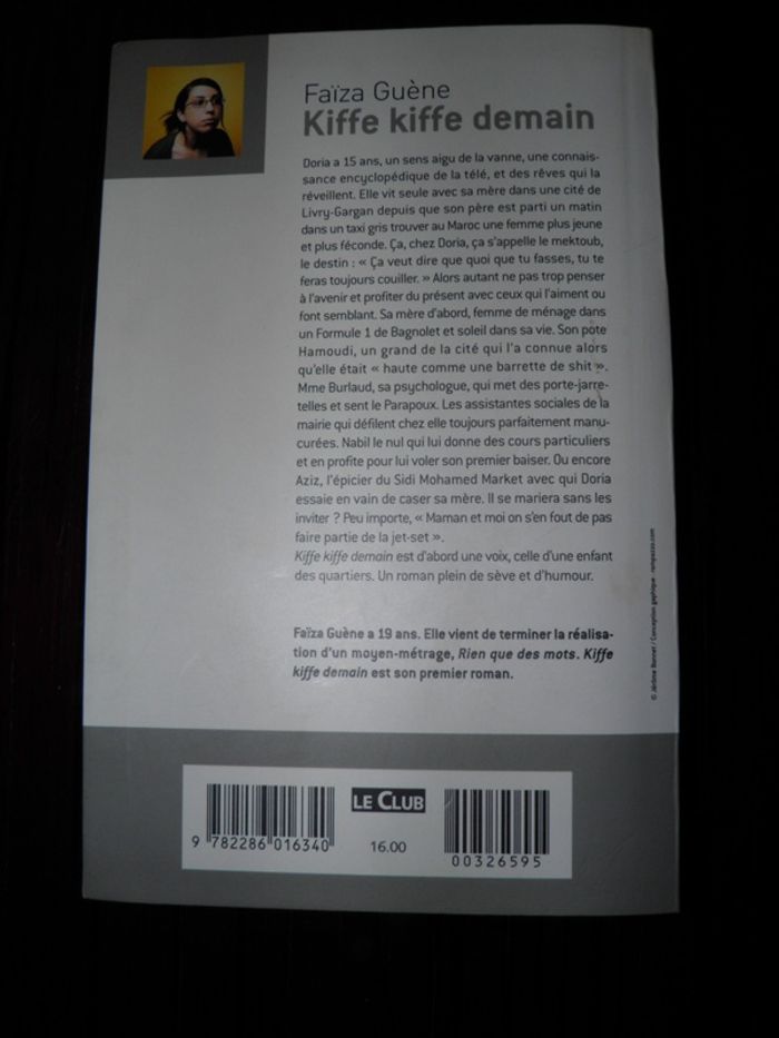 Roman Kiffe kiffe demain (Faïza Guène) comme neuf - photo numéro 2
