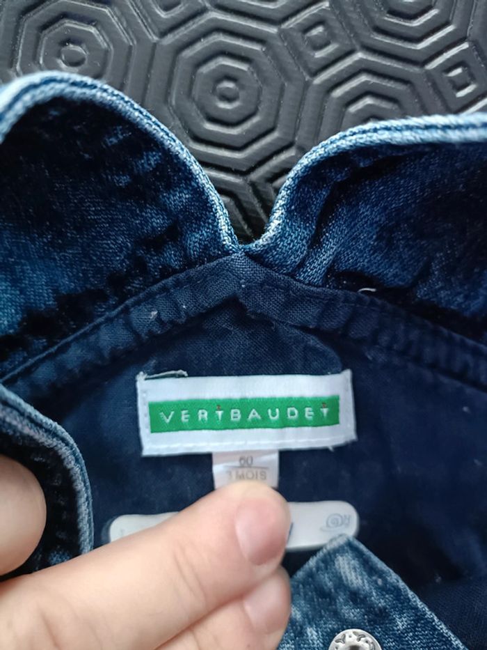 Salopette en jeans 3 mois - photo numéro 5