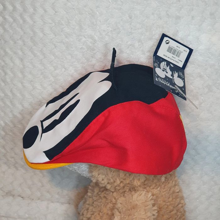 Casquette plate mickey bébé disneyland paris neuve - photo numéro 2