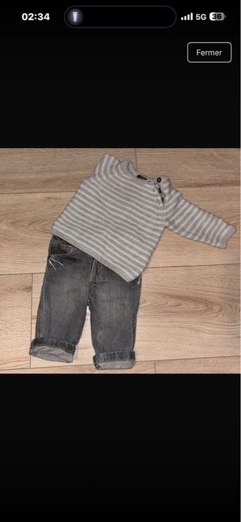 Ensemble 6 mois garçon 