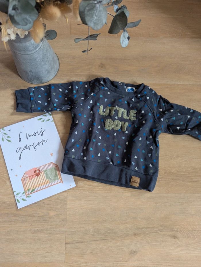 Pull Mots d'enfants Little Boy 6 mois
