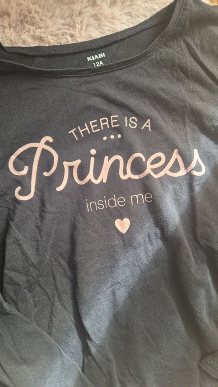 Lot de 2 t-shirt manches longues Kiabi 🌻 12 ans - photo numéro 3