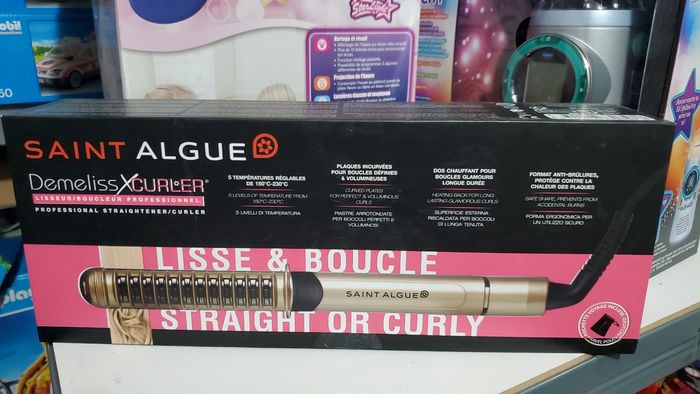 Lisseur Boucleur SAINT ALGUE Demliss XCurler Neuf. - photo numéro 2