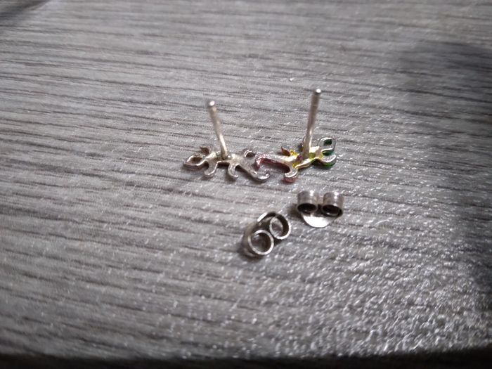 Boucle d'oreilles lézard - photo numéro 3