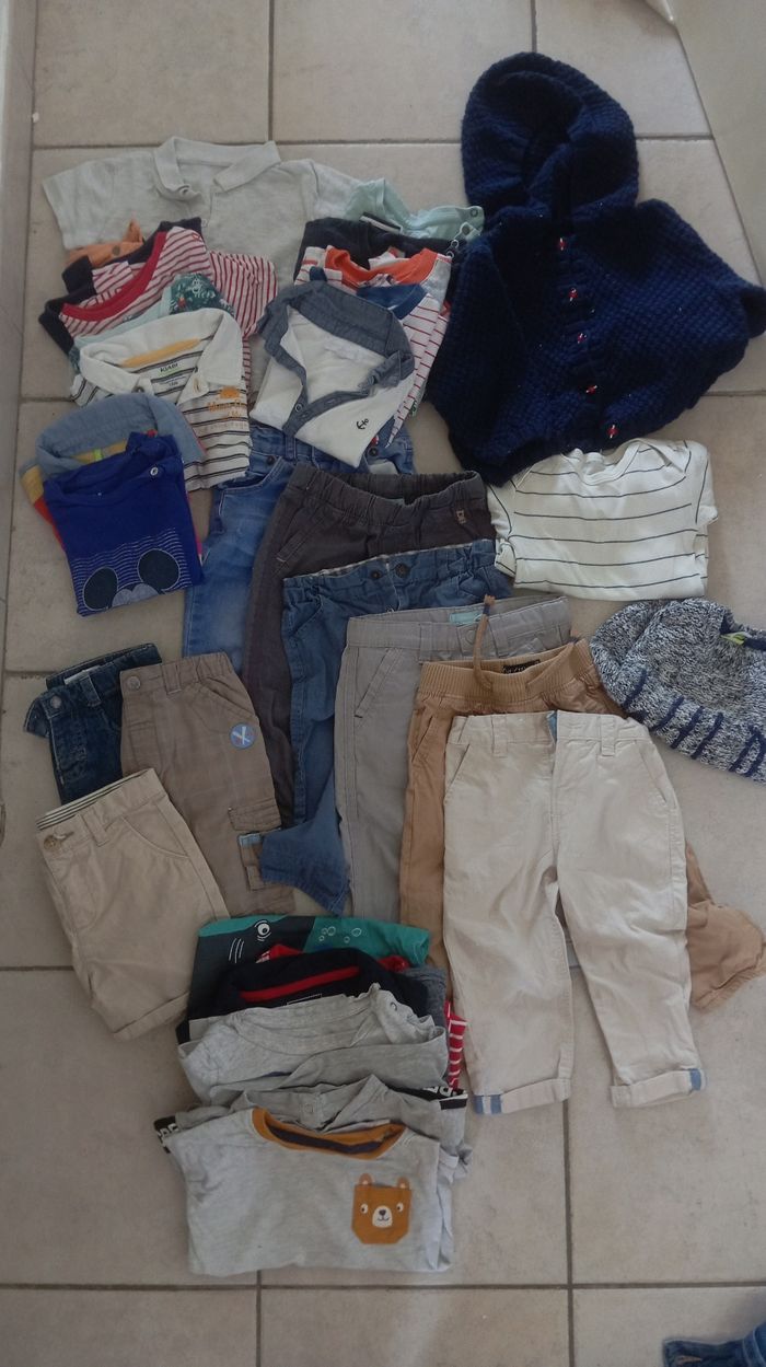 Gros lot 12 mois garçons