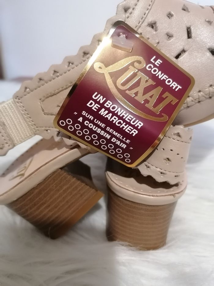 Chaussures cuir à talon 39 luxat neuve - photo numéro 5