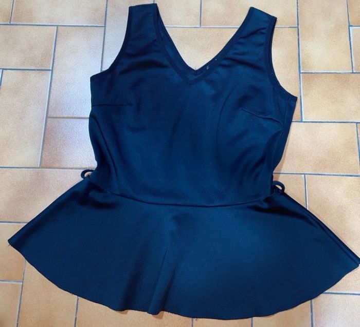 Top péplum noir m - photo numéro 4