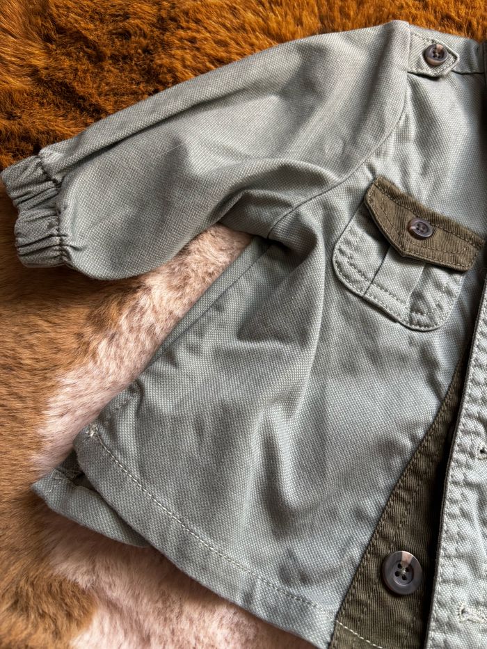 Chemise kaki à poches Tape À L’Oeil t.3m - photo numéro 4