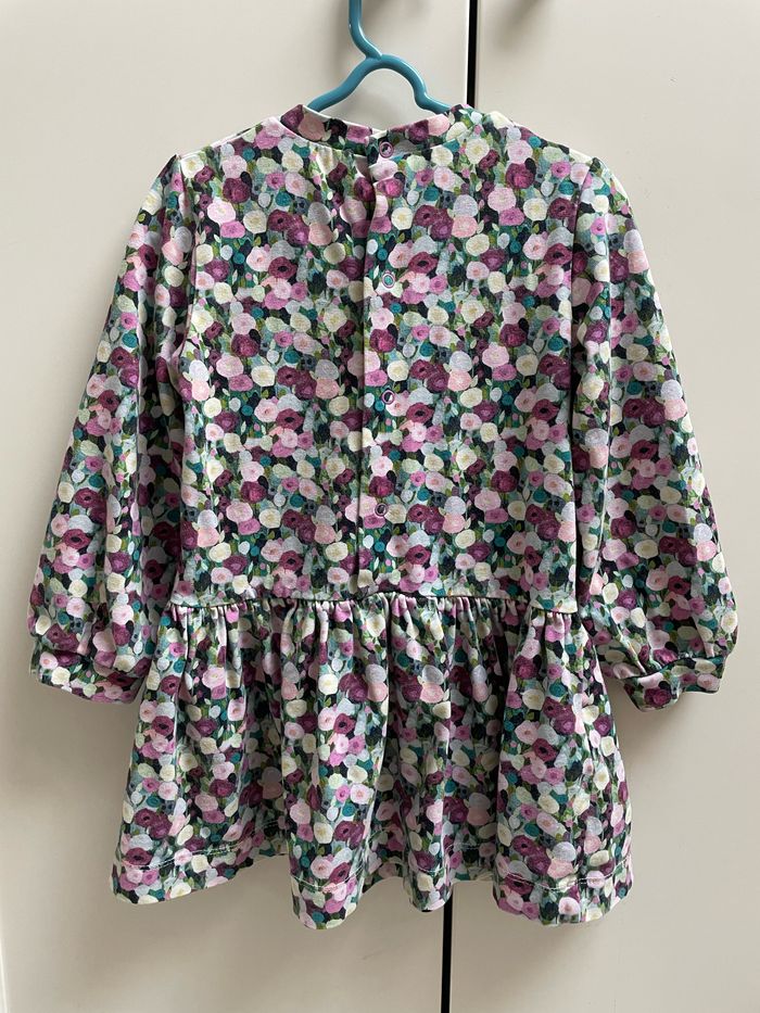 Robe manches longues à fleurs - photo numéro 5