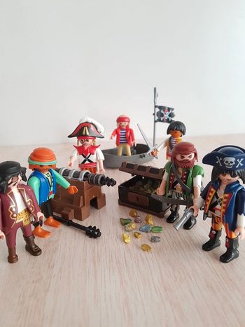 Pirates, bateau et canon Playmobil pirates
