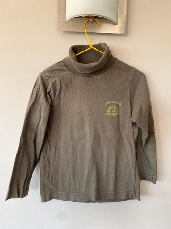 Teeshirt marron/kaki 3 suisses  6ans