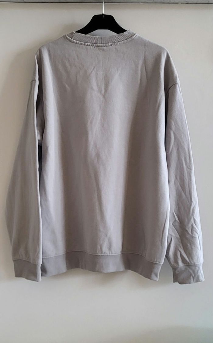 H&M Sweat ML TEurM - Gris-Regular Fit-Col Rond en TBE - photo numéro 3