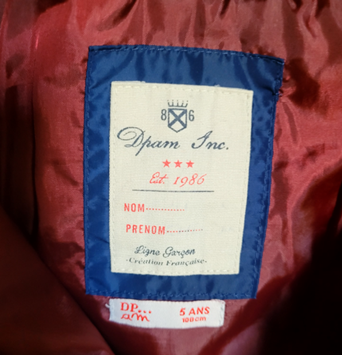 Manteau DPAM 5 ans - photo numéro 2