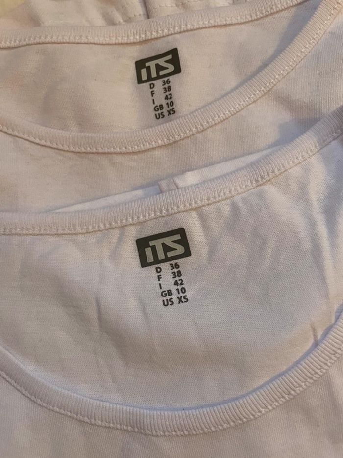 Lot t-shirt blanc - photo numéro 2