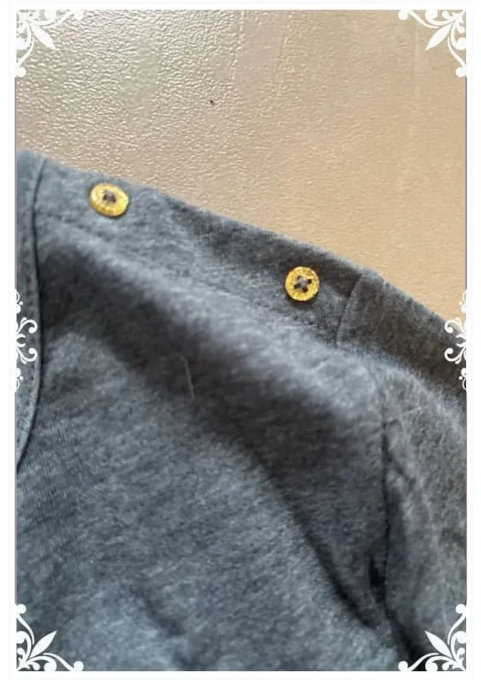 T-shirt manches longues enfant fille gris taille 12 ans Kiabi - photo numéro 5