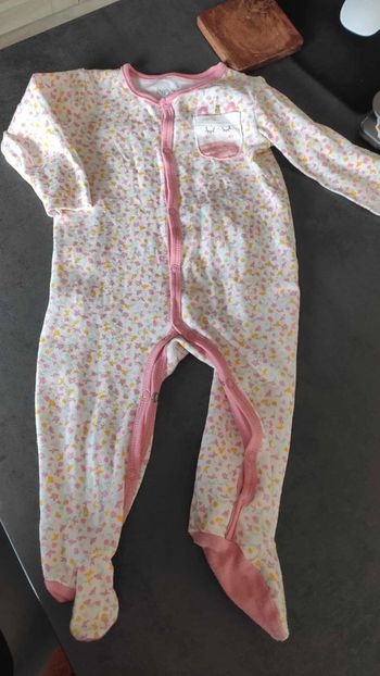 Pyjama coton bébé fille 9 mois