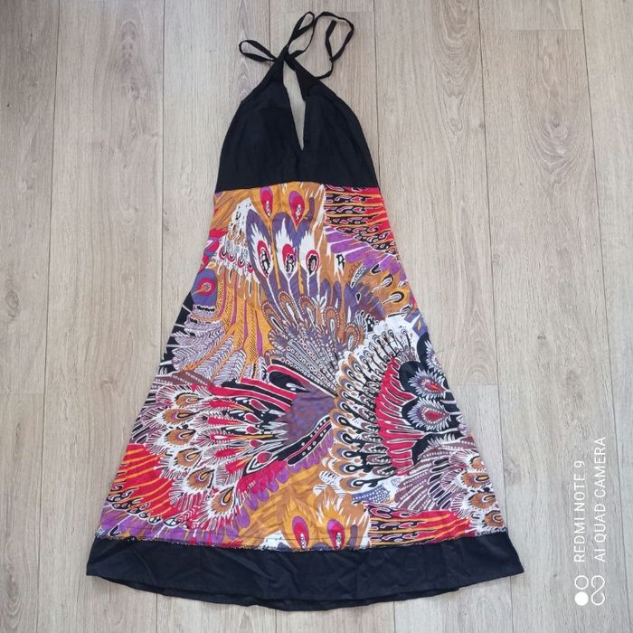 Robe à motifs multicolores t34