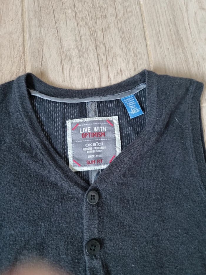 Gilet sans manche costume - photo numéro 2