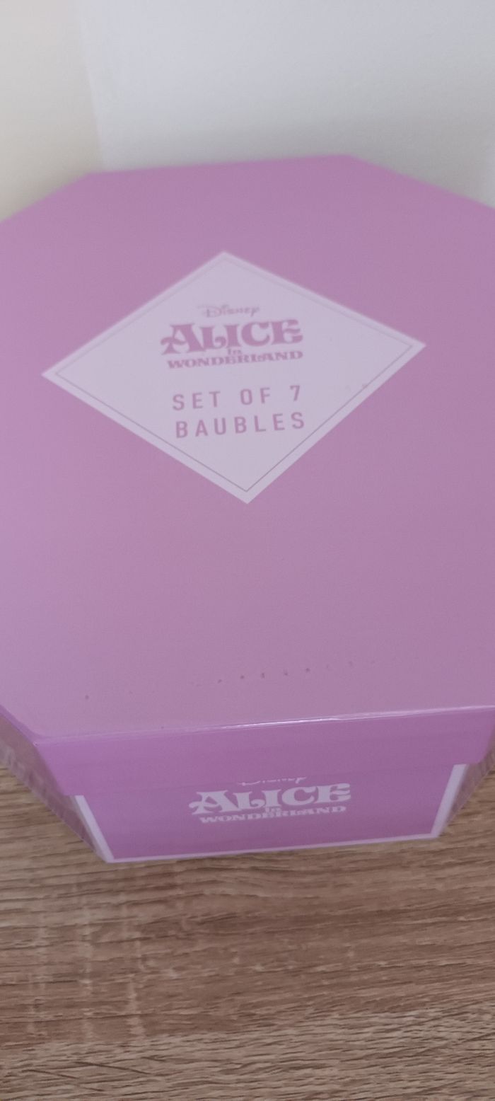 Coffret 7 boules de Noël disney Alice au pays des merveilles - photo numéro 9