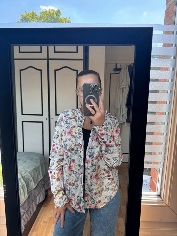 Chemisier à fleurs