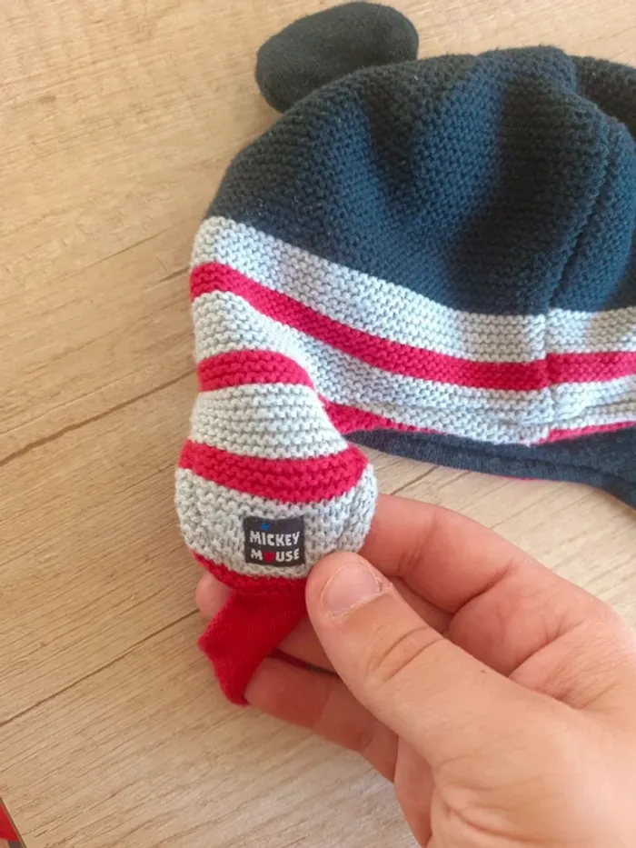 Bonnet 3 mois Mickey mouse - photo numéro 2