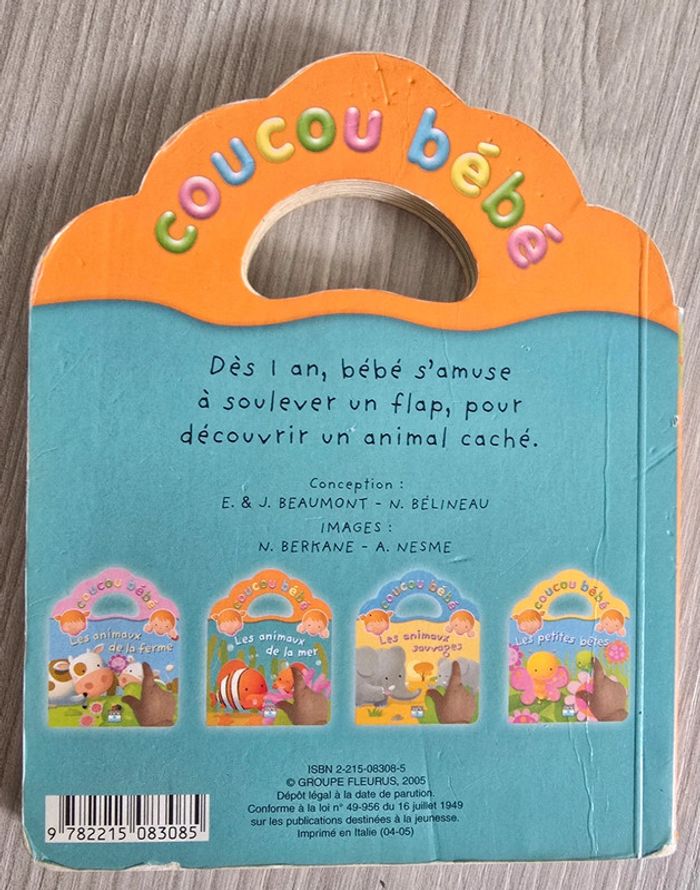 Livre coucou bébé les animaux de la mer - photo numéro 2