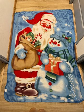 Paid polaire noel vintage