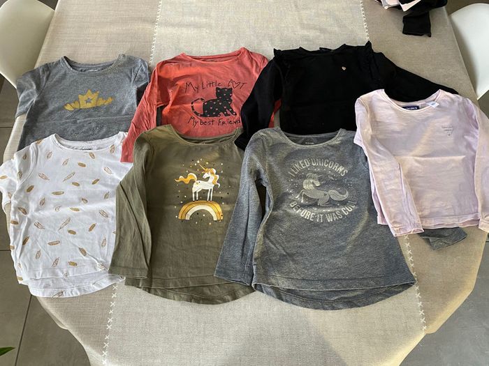 Lot tee-shirt manches longues