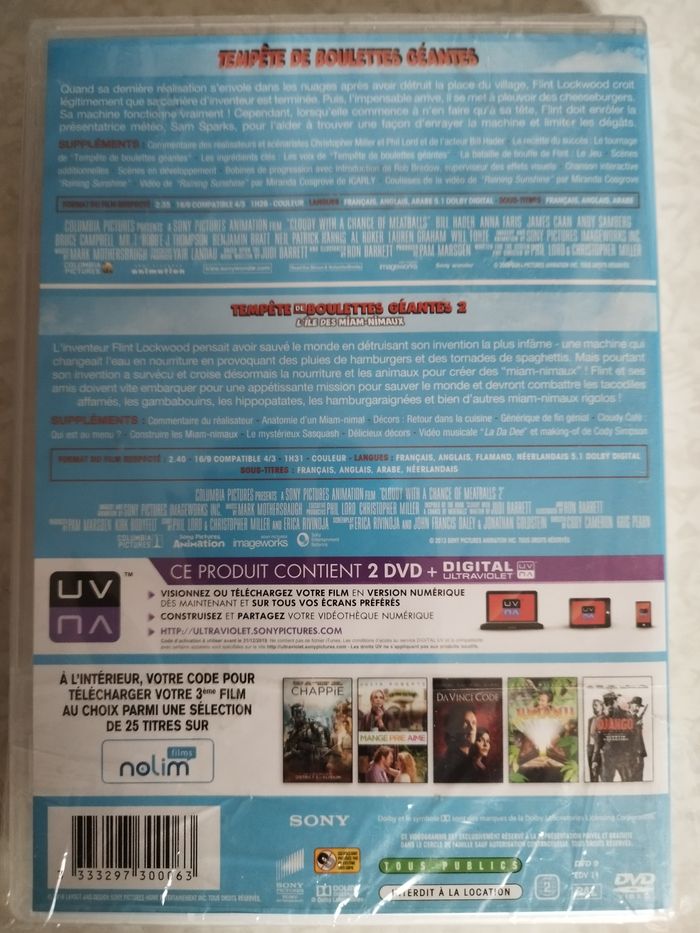 Pack de 3 DVD Films Neufs 100% Fun, Pur Birds et Gourmand pour enfants - photo numéro 9