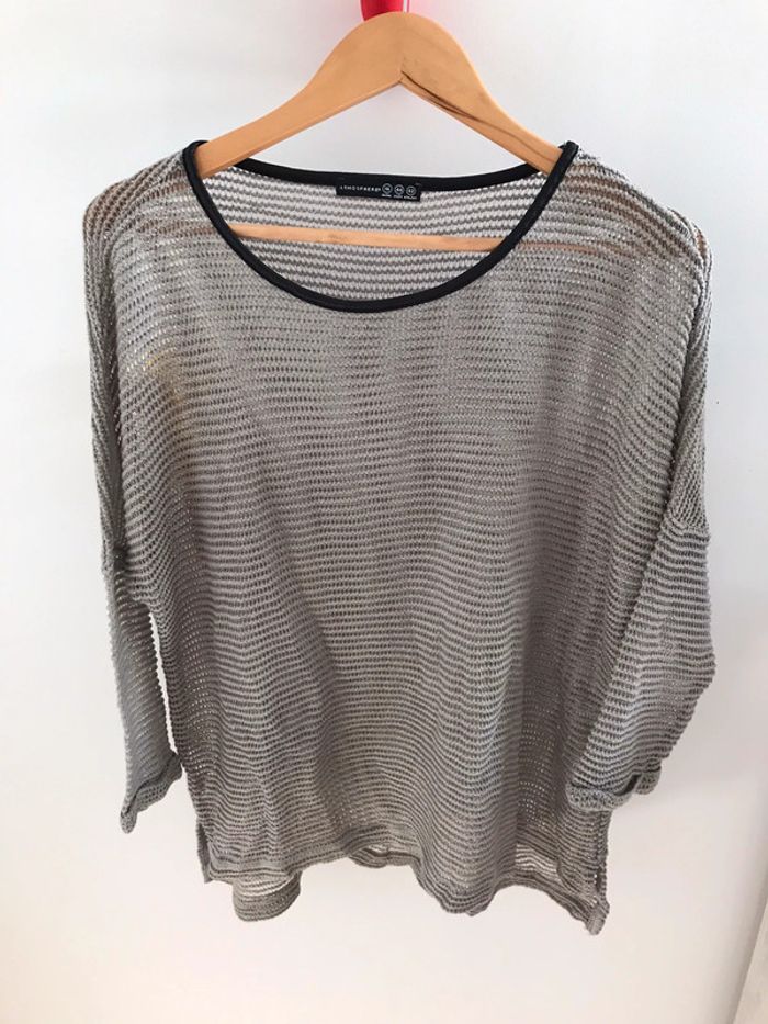Pull manches 3/4 taille 44 atmosphère