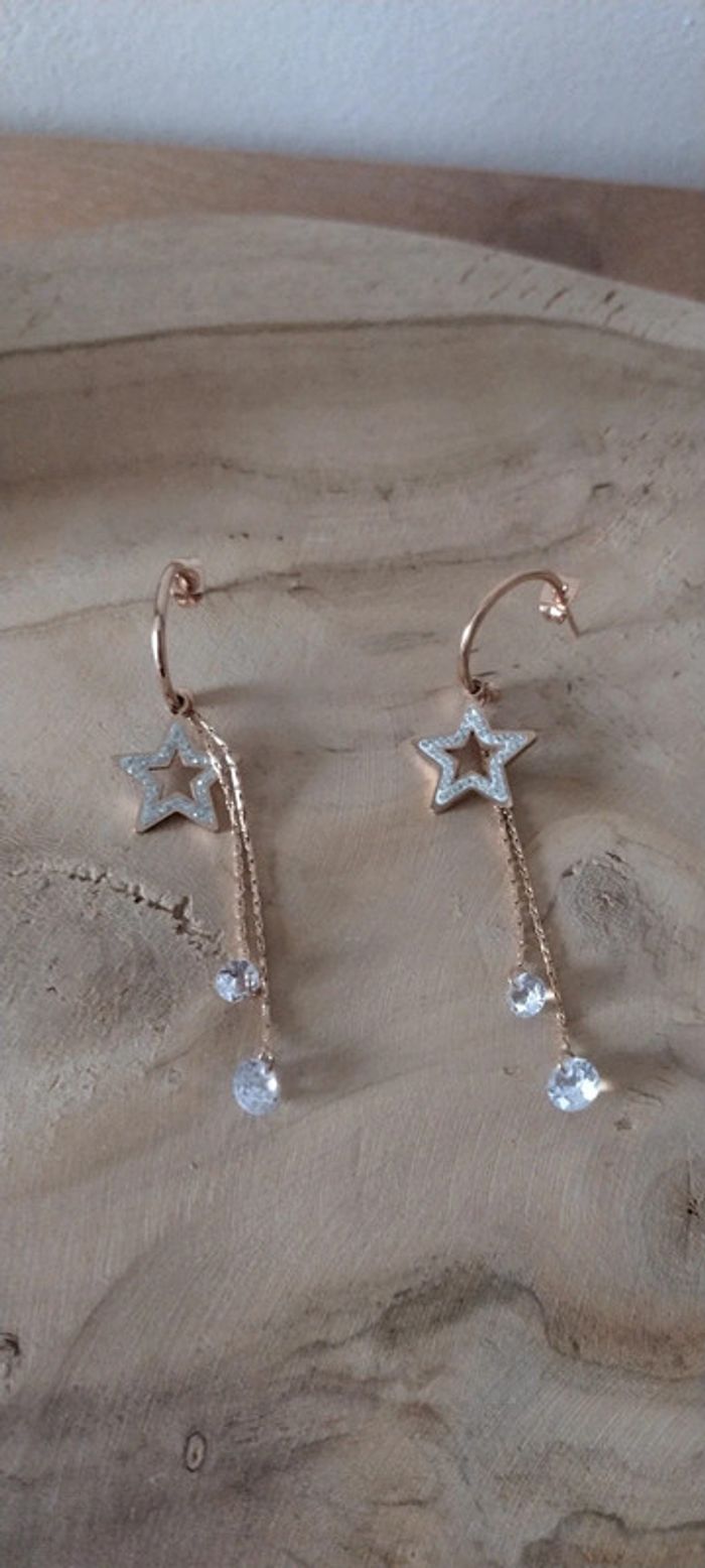 Boucles d'oreilles étoiles