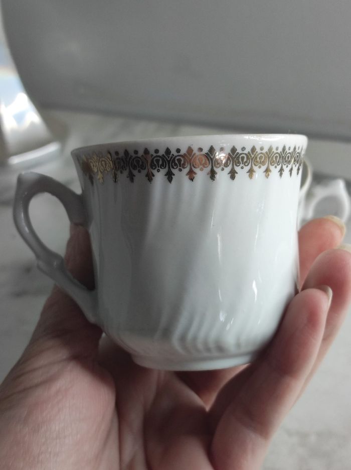 Tasses à café porcelaine - photo numéro 2