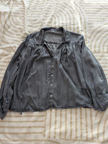 Chemise Blouse Camaïeu - Denim Gris Délavé