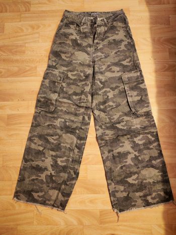✨ Pantalon wide leg camouflage – KIABI – Taille 38 ✨
