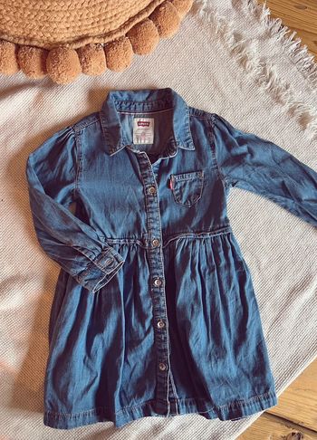 Robe jean levis manches longues 86 cm 18 mois