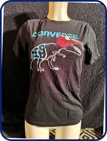 tee shirt converse all star noir taille 12 13 ans