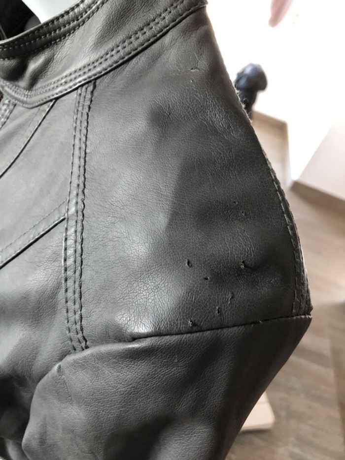 Blouson aviateur gris anthracite - photo numéro 3