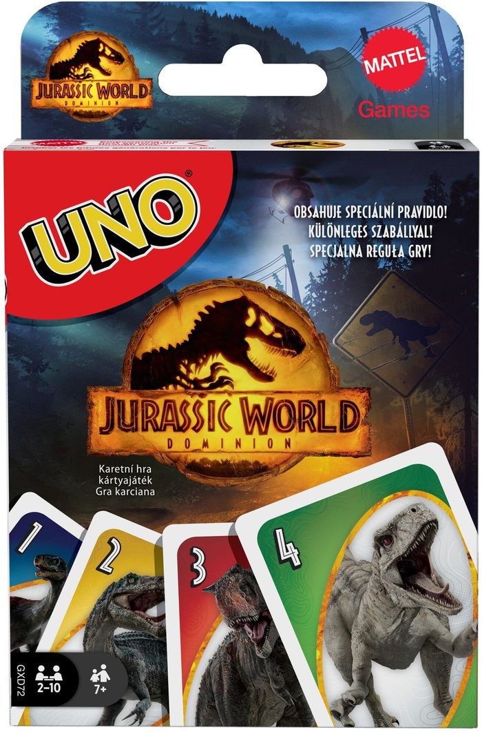 Uno Jurassic World Dinosaures MATTEL 95462 - photo numéro 1