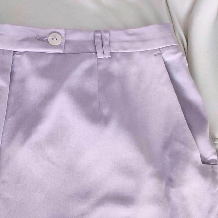 Pantalon 7-8° fluide parme T 44 Un1Deux2Trois3 - photo numéro 2