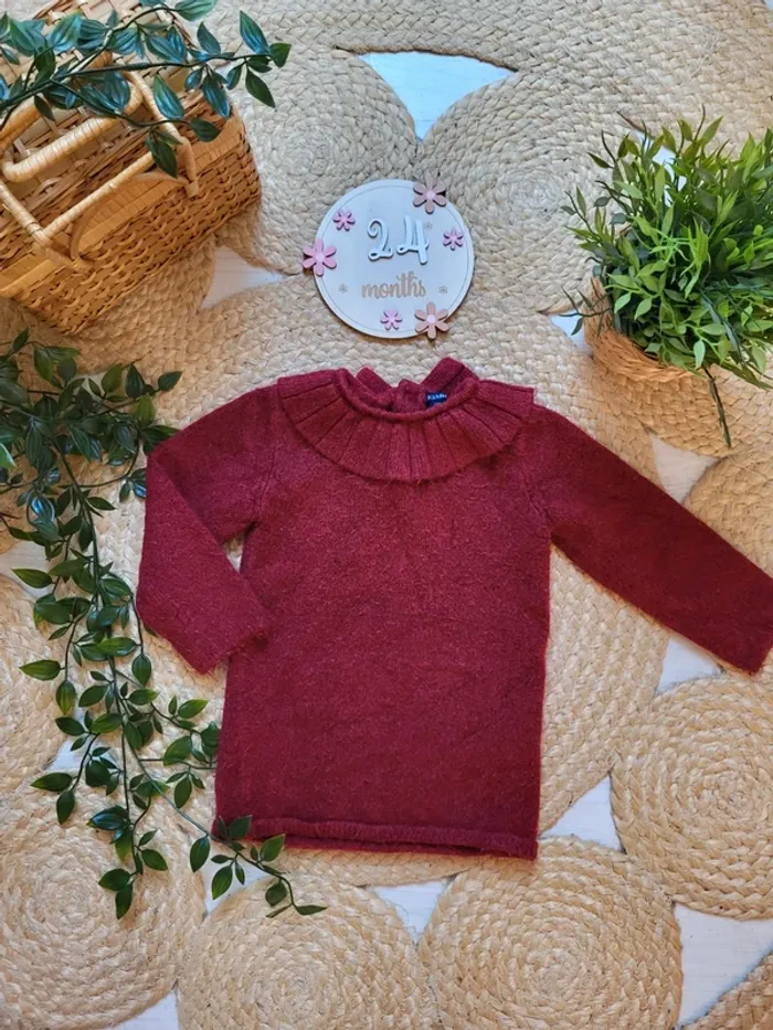 🌼 Pull avec col claudine 24mois fille , Kiabi 🌼