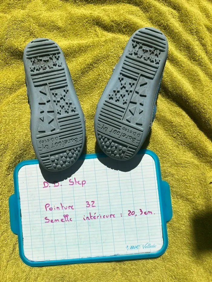 Sandales barefoot bleu - photo numéro 3