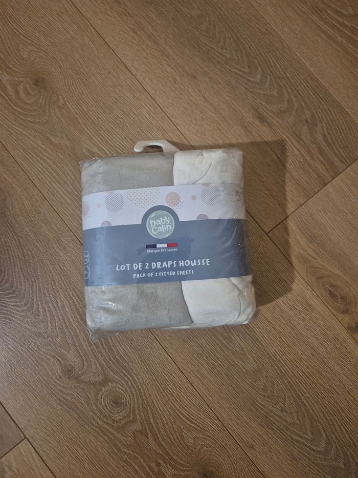 Lot draps housses 70x140