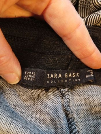Legging gris à carreaux Zara t34