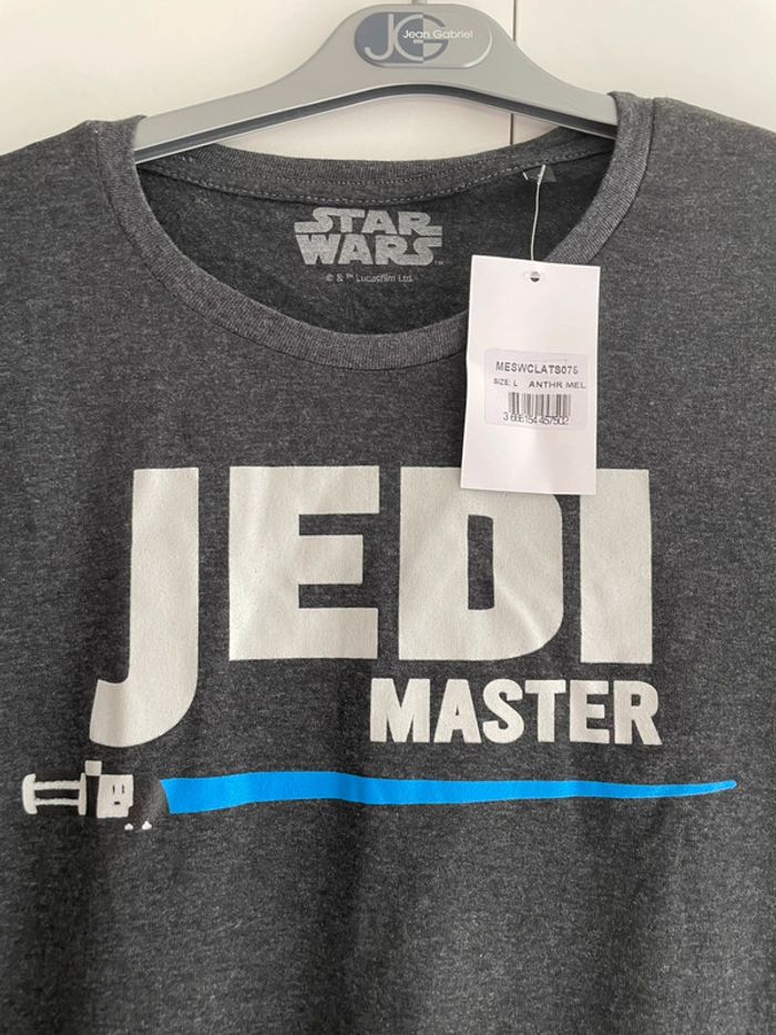 T-shirt gris foncé jedi master star wars taille L - photo numéro 3