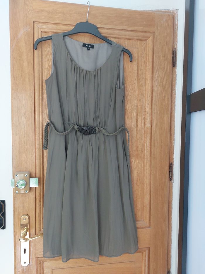 Robe caroll kaki/anthracite